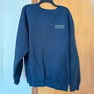 Duke embroidered crewneck sweatshirt - size XL
